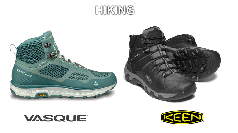 Hiking boots for recreation and competition at Treads Footwear in Plymouth NH